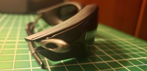 Customer photo review of MRY Side Blinders for Oakley X-Metal Juliet Series Sunglasses