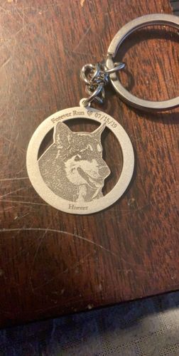 Customer photo review of Silvercut™ Keychain