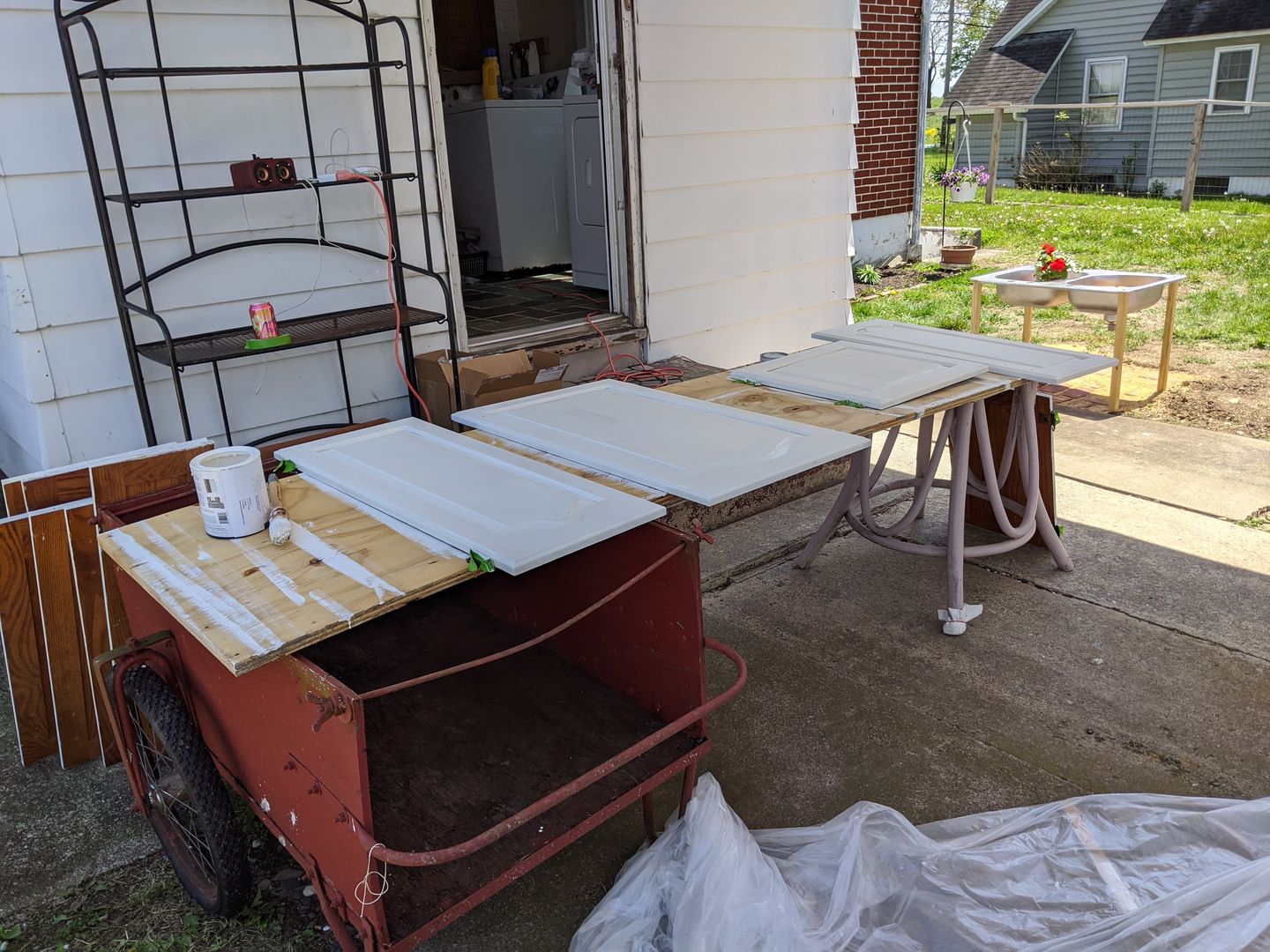 Customer photo review of Winter Snow - One Step Paint