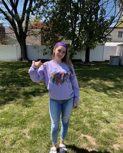 Customer photo review of Grow Through What You Go Through (Flower Pot) -- Sweatshirt