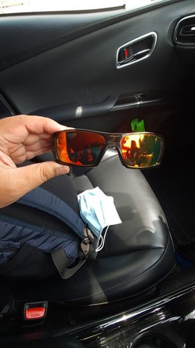 Customer photo review of MRY Replacement Lenses for Oakley Gascan