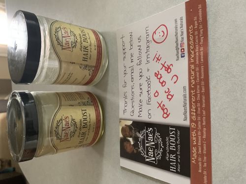 Customer photo review of Nae Nae's Hair Boost 9oz