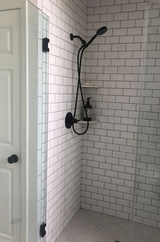 Customer photo review of 1-Spray Handheld Shower Head Set