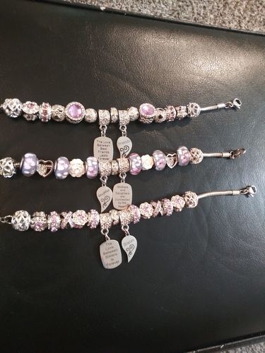 Customer photo review of Sisters Infinite Love Bracelets