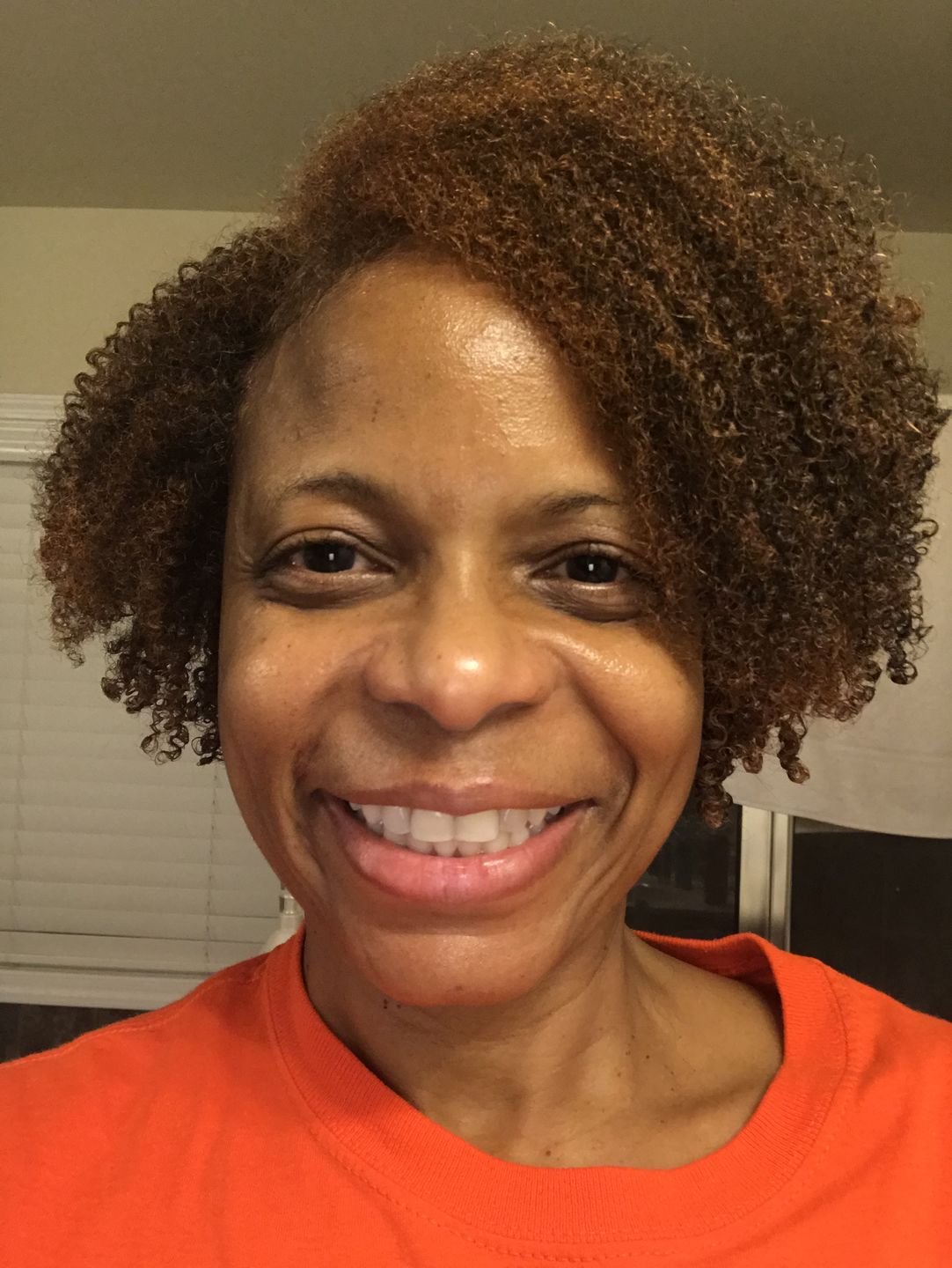 Customer photo review of Curly Hair Moisturizer for Strengthening Hair with Organic Avocado Oil and Organic Castor Oil with Vanilla Berry Fragrance
