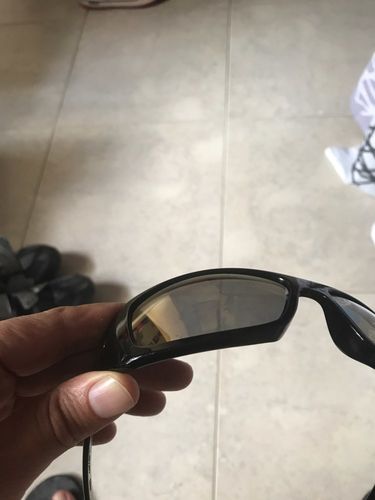 Customer photo review of MRY Replacement Lenses for Oakley Hijinx
