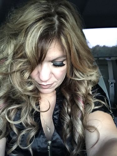 Customer photo review of Fusion Nail U Tip Human Hair Extensions Brazilian Keratin Beads Highlights Color (3P27)