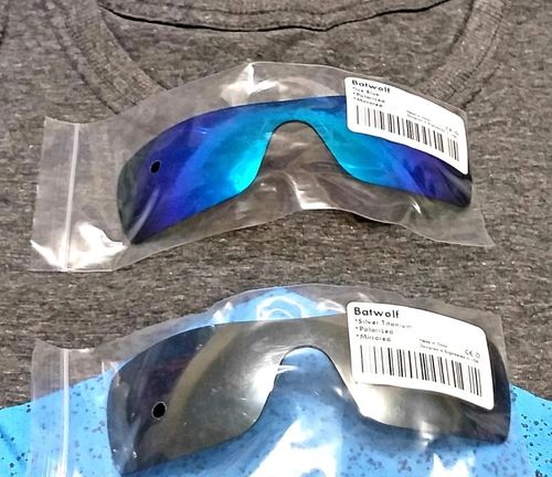 Customer photo review of MRY Replacement Lenses for Oakley Batwolf OO9101