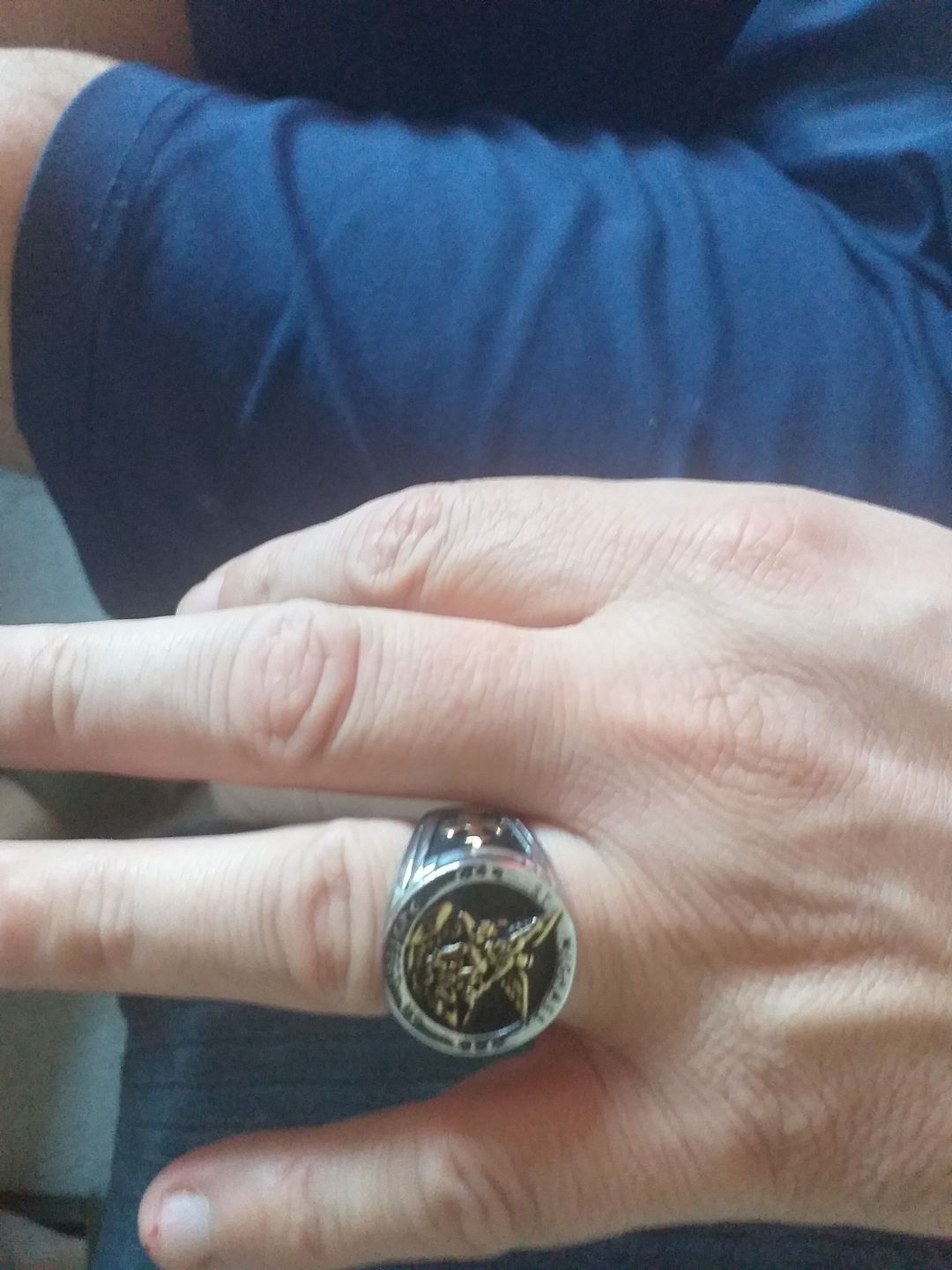 Customer photo review of Bague de l'Archange Michel