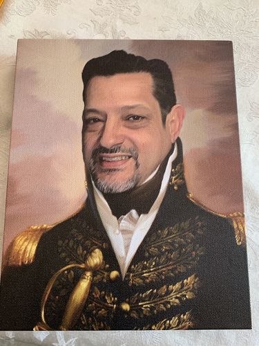 Customer photo review of The General - Custom Canvas