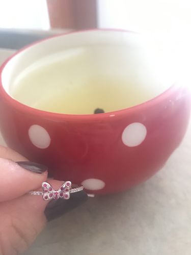 Customer photo review of Disney® Minnie Mouse Candle - Minnie Mouse Ring Collection