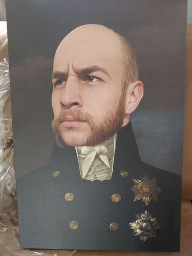 Customer photo review of The Captain - Custom Canvas