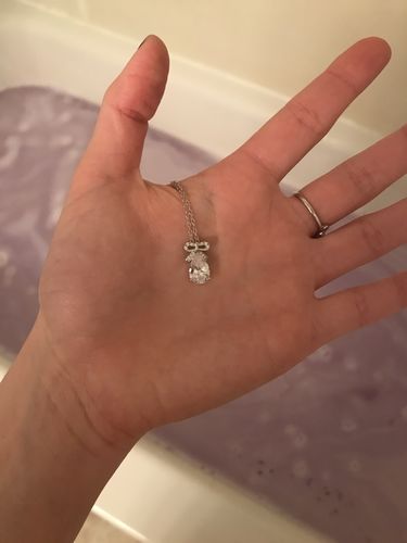 Customer photo review of Lavender Bath Bomb - Classic Necklace Collection