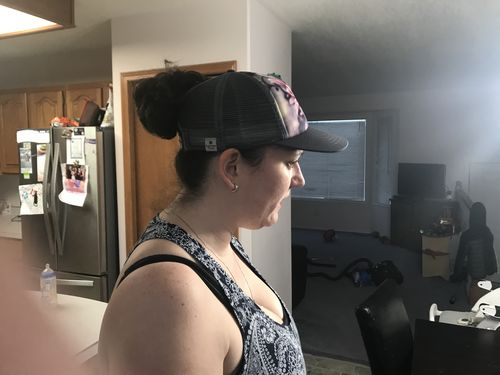 Customer photo review of The Piper Ponytail Trucker