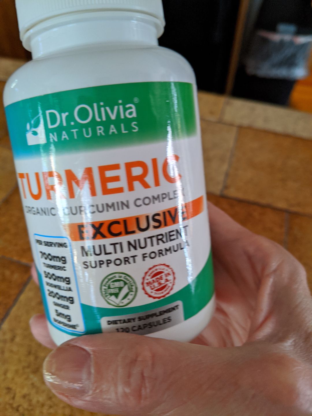 Customer photo review of Organic Turmeric - Healthy Inflammatory Response Complex