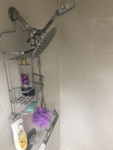 Customer photo review of 1-Spray Dual Shower Head Set