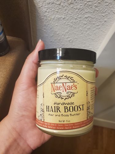 Customer photo review of Nae Nae's 9oz Hair Boost Special