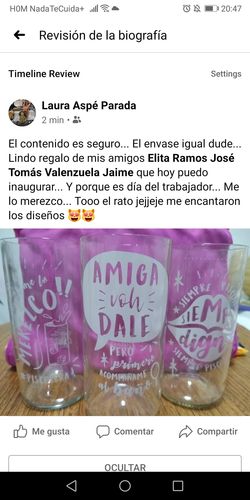 Customer photo review of Donación Fundación Vivir Más Feliz