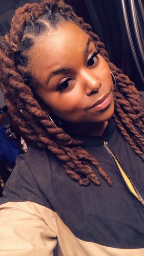 Customer photo review of Locs & Natural Hair Box