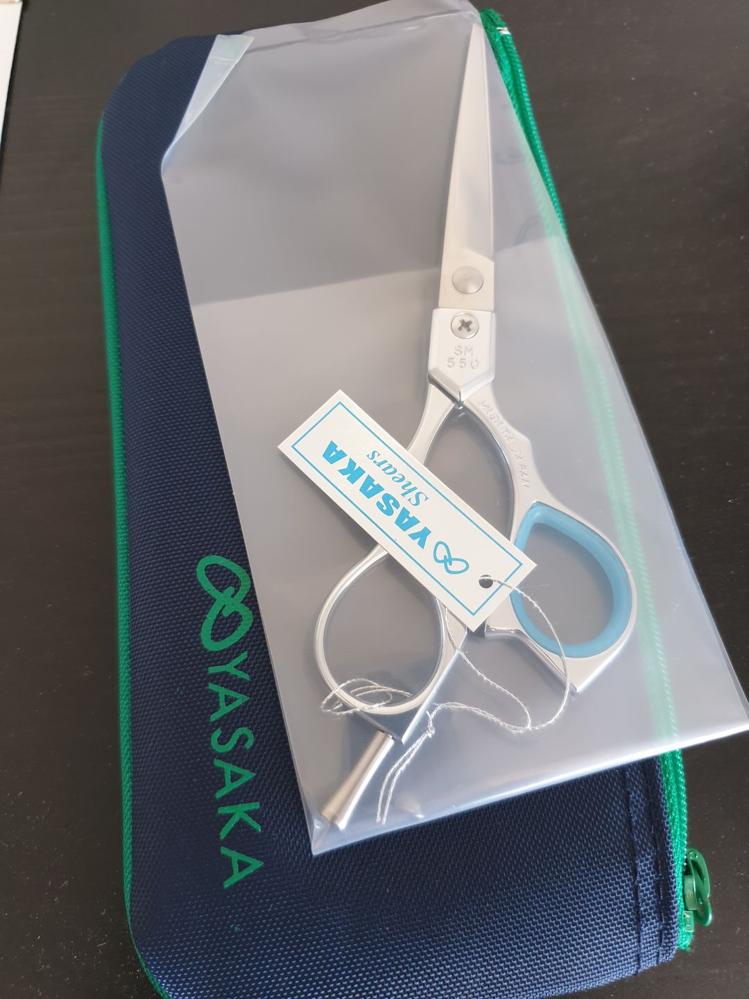 Customer photo review of Yasaka Offset Hair Cutting Shears