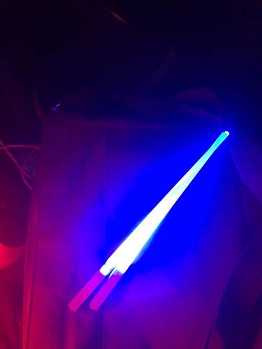 Customer photo review of Light-Up Lightsaber Chopsticks