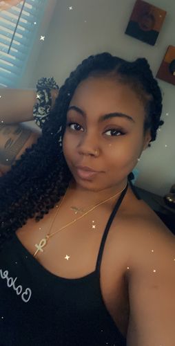 Customer photo review of Dainty ANKH Necklace