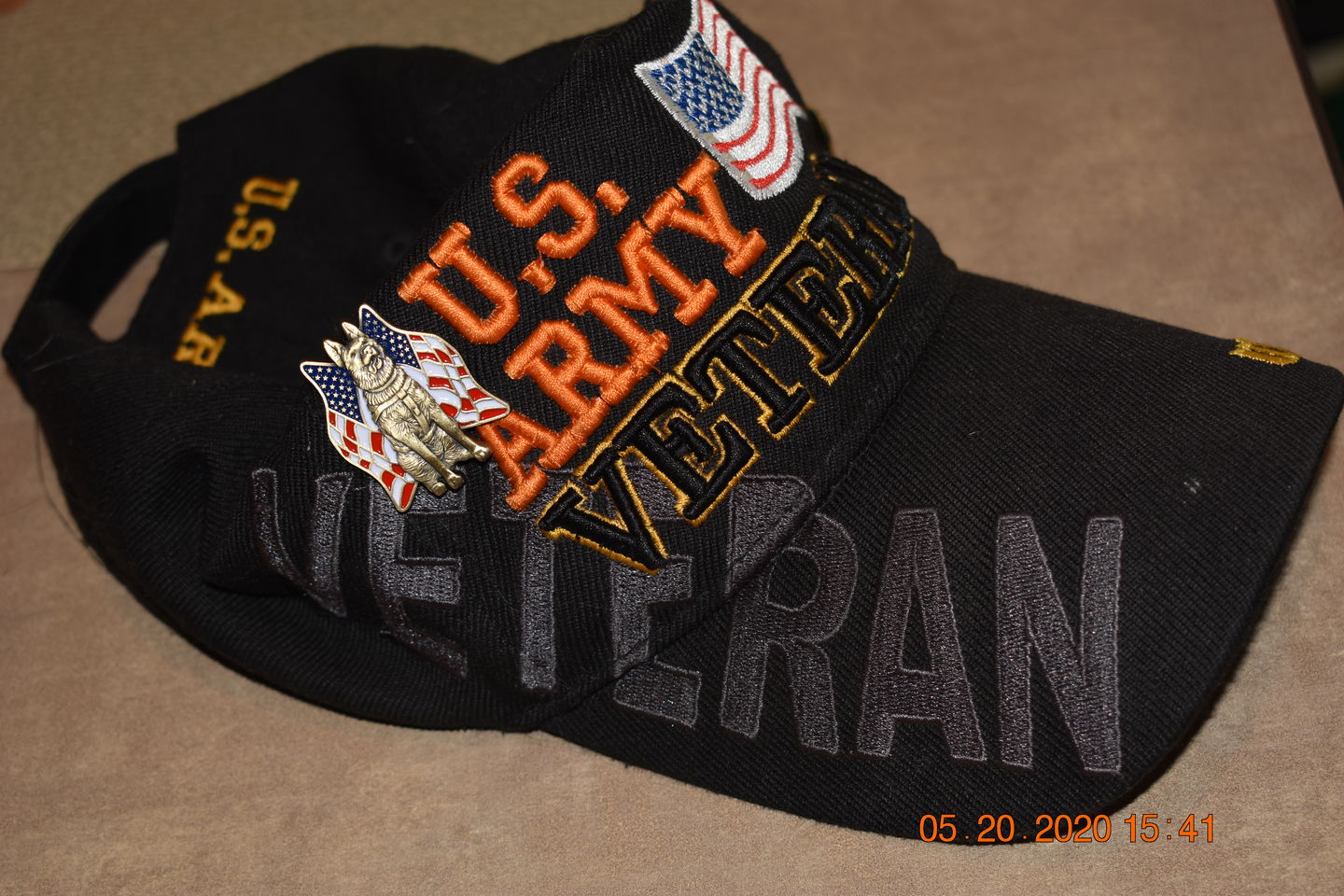 Customer photo review of K-9 Veteran Pin