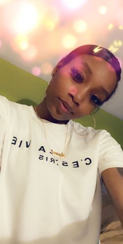 Customer photo review of Custom Name & Butterfly Necklace