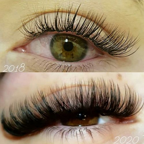Customer photo review of 0.07 Easy Fan Russian Volume Cashmere Lashes (16 lines)