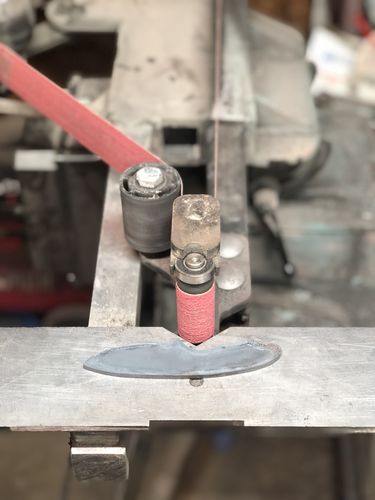 Customer photo review of 2 x 72 Inch EdgeCore Premium Ceramic Grinding Belts