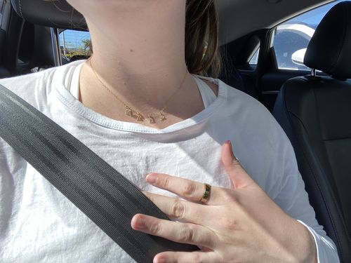 Customer photo review of Name Me Necklace