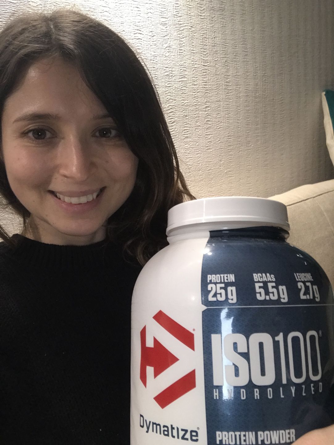 Customer photo review of Dymatize ISO100 Hydrolyzed Proteina Hidrolizada 5 Lb