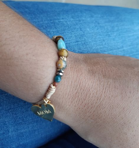 Customer photo review of Limited Design Strong Mom Bracelet