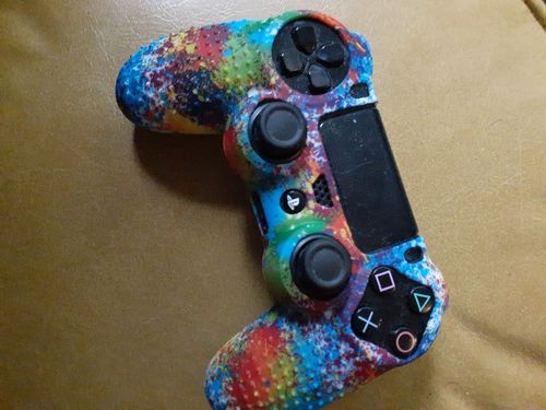 Customer photo review of Tie Dye - PS4 Controller Skin
