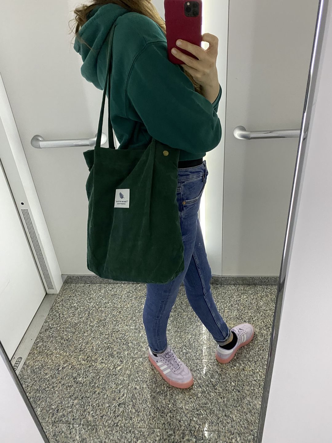 Customer photo review of Cord Tote Bag