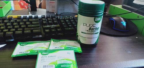 Customer photo review of Sante Pure Barley Canister With Free 3 Sachets OR 1 BOX OF BARLEY COFFEE OR 10 BARLEY CAPSULES