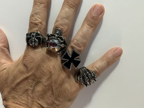 Customer photo review of IRON CROSS RING