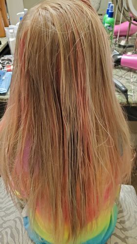 Customer photo review of Hair Color Wax