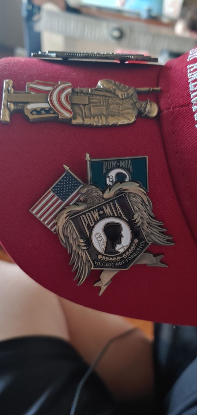Customer photo review of POW*MIA Memorial Pin