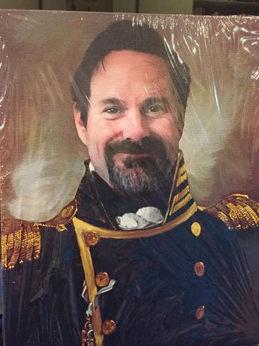 Customer photo review of The Admiral - Custom Canvas