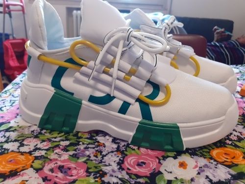 Customer photo review of Ortle 'Fume Burst' 0W3 Sneakers