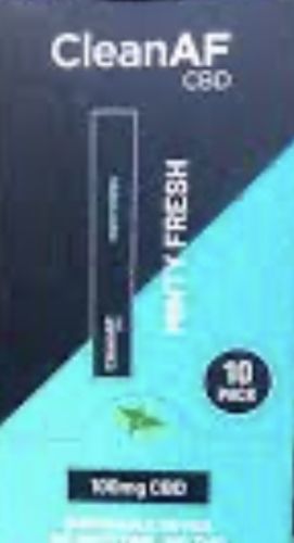 Customer photo review of 100 mg CBD Disposable Vape ~ CleanAF PUFF in 9 Flavors