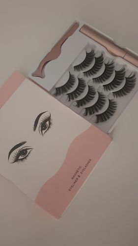Customer photo review of Magnetic Eyeliner & Lash Kit by LashAura™ - (60% OFF)