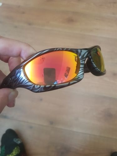 Customer photo review of MRY Replacement Lenses for Oakley Monster Dog