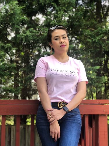 Customer photo review of Pinoy Pakingshet Funny Filipino T-Shirt
