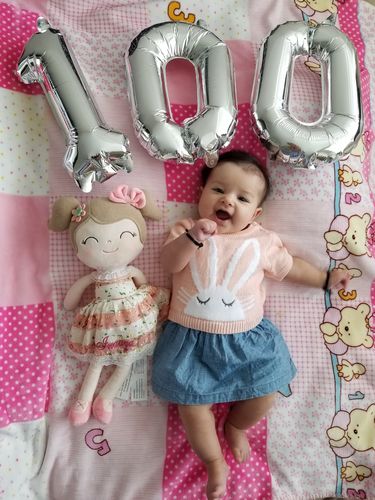Customer photo review of Personalized Leyadoll (Pink) with Gift Bag
