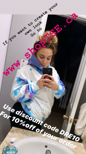 Customer photo review of White TSE Hoodie