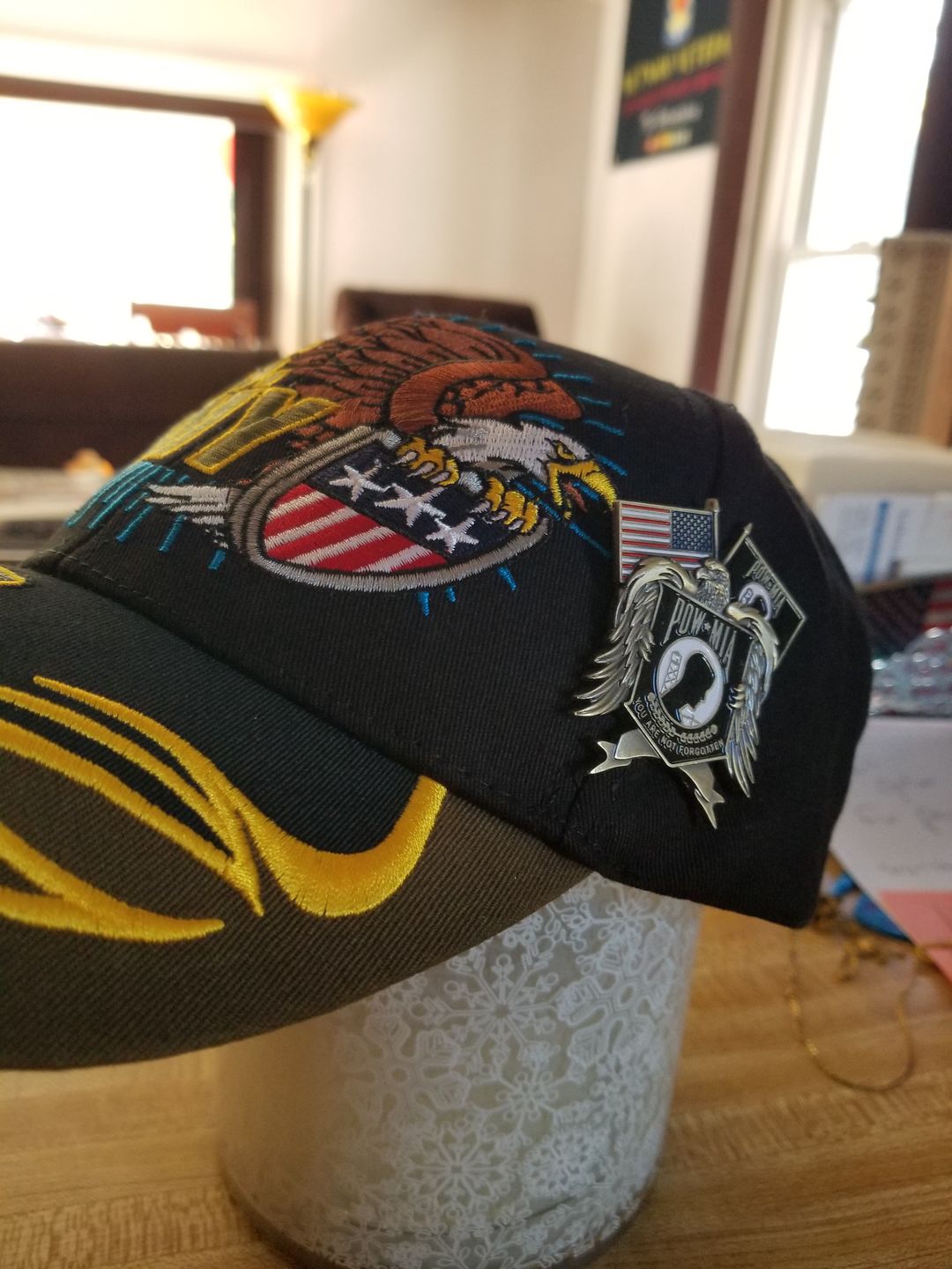 Customer photo review of POW*MIA Memorial Pin