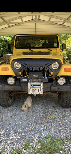 Customer photo review of Shark Grille - Matte Black (97 - 06 Wrangler TJ )
