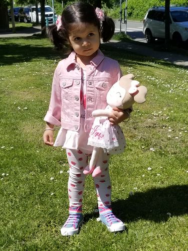 Customer photo review of Personalized Leyadoll (Strawberry) with Gift Bag